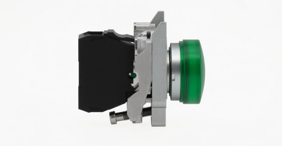 Piloto Luminoso LED 22mm 24VAC/DC Verde