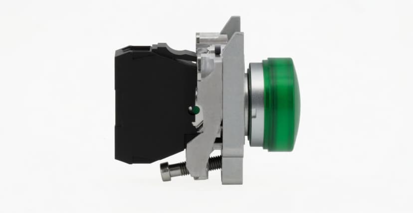 Piloto Luminoso LED 22mm 24VAC/DC Verde