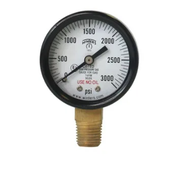 PCG Manómetro para Gas Comprimido